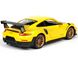 Колекційна металева машинка Maisto Porsche 911 GT2 RS 1:24 жовтий 31523Y фото 3