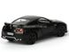 Іграшкова металева машинка RMZ City Nissan GT-R (R35) 1:32 чорний матовий 554033MBL фото 3