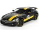 Іграшкова металева машинка Автопром Mercedes AMG GT 2017 1:30 чорно-жовтий матовий 7846BY фото 1