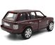 Металлическая модель машины Land Rover Range Rover Welly 39882CW 1:33 темно-красный 39882CWDR фото 3