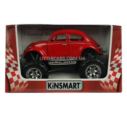 Металлическая модель машины Kinsmart Volkswagen Beetle Classical 1967 OFF Road красный KT5057WBR фото