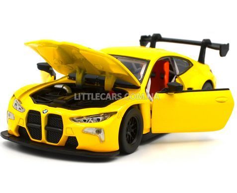 Іграшкова машинка BMW M4 GT3 1:32 Автопром 68715 жовта 68715Y фото