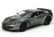 Колекційна металева машинка Maisto Chevrolet Corvette Grand Sport 2017 1:24 сірий 31516G фото 1