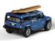 Іграшкова металева машинка Kinsmart Hummer H2 SUV 2008 синій з дошкою для серфінгу KT5337WS1B фото 3