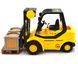 Іграшка навантажувач з палетою та коробками Автопром AP9910ABC 1:16 жовтий AP9910ABC3 фото 4