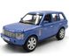 Металлическая модель машины Land Rover Range Rover Welly 39882CW 1:33 синий 39882CWB фото 1