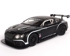 Металлическая модель машины Автопром 68353 Bentley Countinental GT3 1:32 матовый черный 68353BL фото
