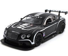 Іграшкова металева машинка Автопром 68353 Bentley Countinental GT3 1:32 матовий чорний 68353BL фото