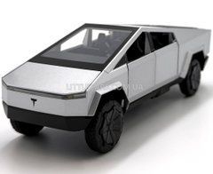 Іграшкова металева машинка Tesla Cybertruck 1:38 Автопром AP74222 світло-сіра AP74222LG фото