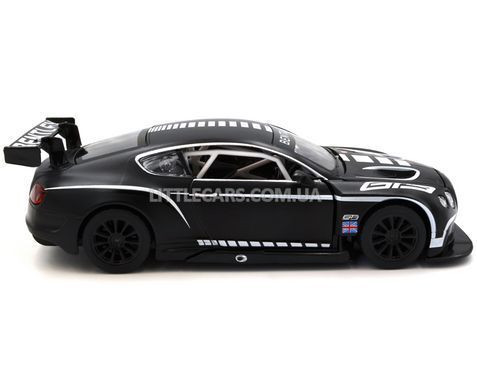 Іграшкова металева машинка Автопром 68353 Bentley Countinental GT3 1:32 матовий чорний 68353BL фото