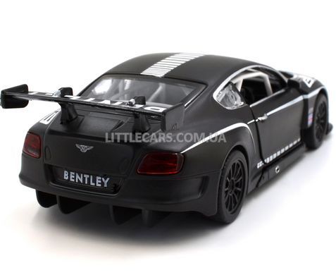 Іграшкова металева машинка Автопром 68353 Bentley Countinental GT3 1:32 матовий чорний 68353BL фото