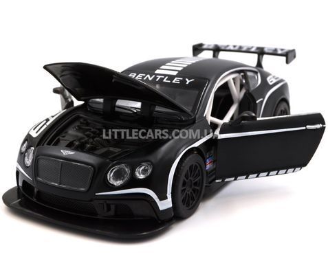 Іграшкова металева машинка Автопром 68353 Bentley Countinental GT3 1:32 матовий чорний 68353BL фото