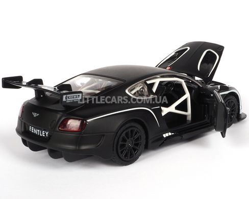 Іграшкова металева машинка Автопром 68353 Bentley Countinental GT3 1:32 матовий чорний 68353BL фото