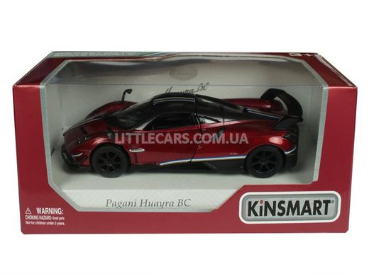 Моделька машины Kinsmart Pagani Huayra BC красная с наклейкой KT5400WFR фото