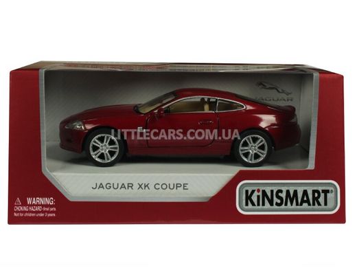 Іграшкова металева машинка Kinsmart Jaguar XK Coupe червоний KT5321WR фото