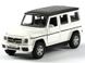 Іграшкова металева машинка RMZ City Mercedes-Benz G63 AMG (W463) 1:32 білий 554991W фото 1