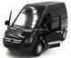 Іграшковий Mercedes-Benz Sprinter W906 L1 "Вантажні перевезення по Україні" 1:42 Автопром AP7544ABCD чорний AP7544ABCDBL фото 2