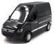Іграшковий Mercedes-Benz Sprinter W906 L1 "Вантажні перевезення по Україні" 1:42 Автопром AP7544ABCD чорний AP7544ABCDBL фото 1