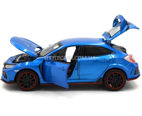 Іграшкова металева машинка Honda Civic Type R 1:30 Автосвіт AP-1811 синя AP-1811B фото