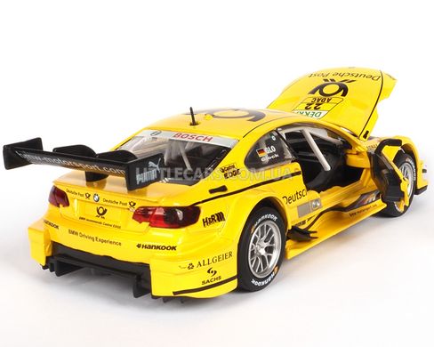 Металлическая модель машины Автопром 7854 BMW M3 DTM 1:32 желтый 7854Y фото