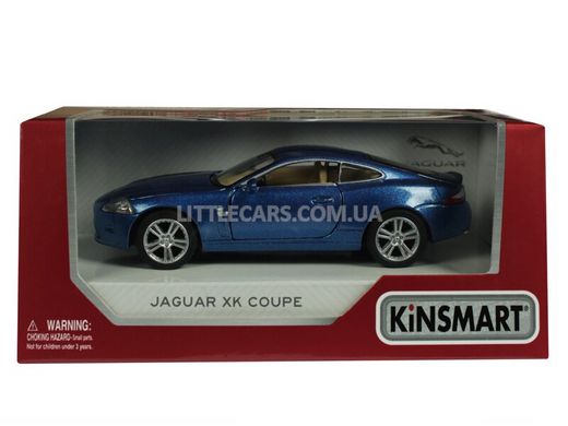 Іграшкова металева машинка Kinsmart Jaguar XK Coupe синій KT5321WB фото