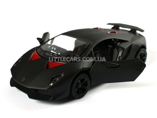 Іграшкова металева машинка Kinsmart Lamborghini Sesto Elemento чорна матовая KT5359WBL фото
