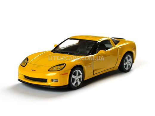 Металлическая модель машины Kinsmart Chevrolet Corvette 2007 желтый KT5320WY фото