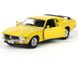Іграшкова металева машинка Welly Ford Mustang Boss 302 1970 жовтий 49767Y фото 2
