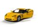 Іграшкова металева машинка Kinsmart Chevrolet Corvette 2007 жовтий KT5320WY фото 2