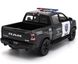 Поліцейська металева машинка Dodge RAM 1500 2019 Kinsmart KT5413W 1:46 чорний KT5413WP фото 4